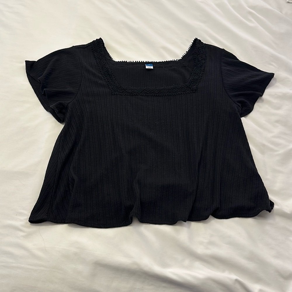 black old navy blouse
